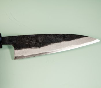 Hatsukokoro Sumi Blue2 Kurouchi Wa-Petty 125mm Teak