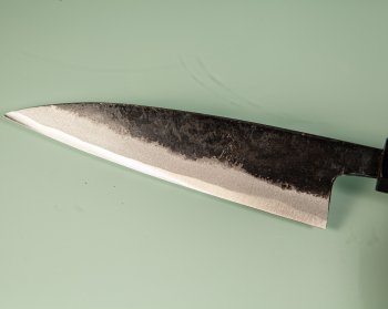 Hatsukokoro Sumi Blue2 Kurouchi Wa-Petty 125mm Teak
