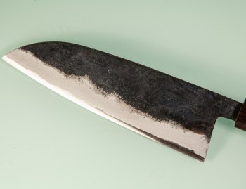 Hatsukokoro Sumi Blue2 Kurouchi Wa-Santoku 170mm Ebony