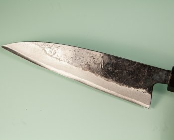 Hatsukokoro Sumi Blue2 Kurouchi Wa-Petty 125mm Ebony