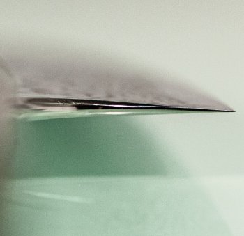 Hatsukokoro Ginga ATS-34 Nickel Damascus Wa-Petty 150mm Wenge