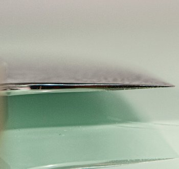 Hatsukokoro Ginga ATS-34 Nickel Damascus Wa-Santoku 185mm Teak