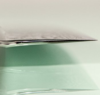 Hatsukokoro Ginga ATS-34 Nickel Damascus Wa-Santoku 185mm Wenge