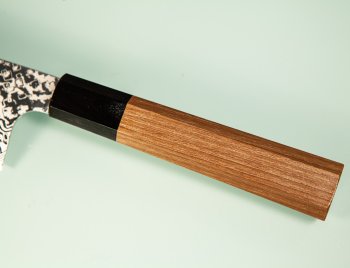 Hatsukokoro Ginga ATS-34 Nickel Damascus Wa-Gyuto 210mm Teak