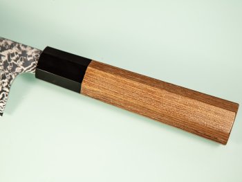 Hatsukokoro Ginga ATS-34 Nickel Damascus Wa-Gyuto 240mm Teak