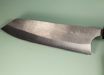 Shiro Kamo Orca R2 Wa-Bunka 185mm blau stabilisiert Bffelhorn