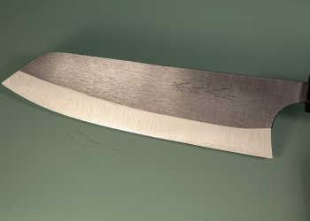 Shiro Kamo Orca R2 Wa-Bunka 185mm blau stabilisiert Bffelhorn