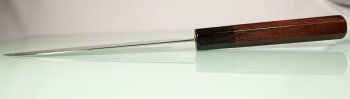 Katayama VG-10 Damascus polished Wa-Santoku 165mm Rosenholz Bffelhorn