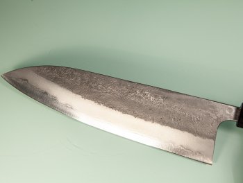 Shu Matsubara AO2 Nashiji Wa-Gyuto 240mm Walnuss