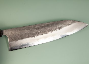 Shu Matsubara AO2 Nashiji Wa-Gyuto 240mm Walnuss