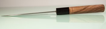 Shu Matsubara AO2 Nashiji Wa-Petty 120mm Walnuss