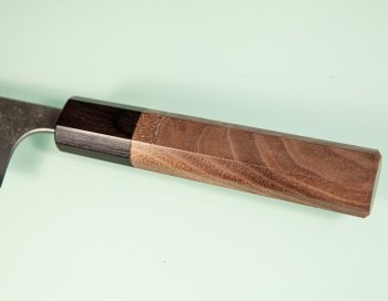 Shu Matsubara AO2 Nashiji Wa-Petty 120mm Walnuss