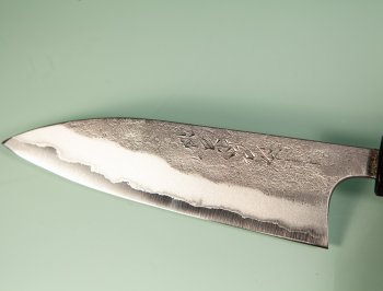 Shu Matsubara AO2 Nashiji Wa-Petty 120mm Walnuss