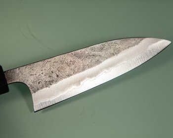 Shu Matsubara AO2 Nashiji Wa-Petty 120mm Walnuss