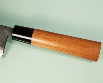 Hinokuni Shirogami 1 Wa-Santoku 180mm Kurouchi