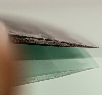 Hinokuni Shirogami 1 Wa-Santoku 180mm Kurouchi