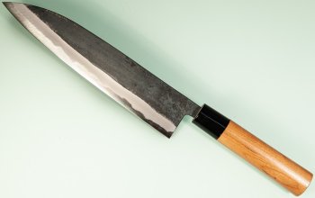 Hinokuni Shirogami 1 Wa-Gyuto 210mm Kurouchi