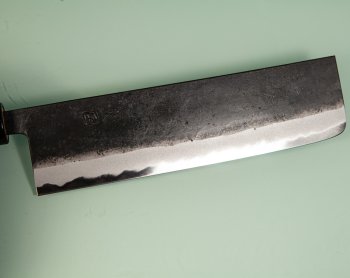 Hinokuni Shirogami 1 Wa-Nakiri 180mm Kurouchi