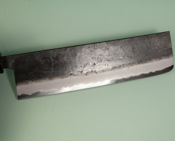 Hinokuni Shirogami 1 Wa-Nakiri 180mm Kurouchi