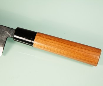 Hinokuni Shirogami 1 Wa-Santoku 150mm Kurouchi