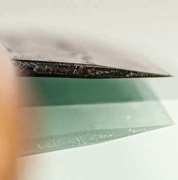 Hinokuni Shirogami 1 Wa-Santoku 150mm Kurouchi
