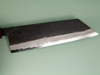 Hinokuni Shirogami 1 Wa-Bunka 180mm Kurouchi RRO