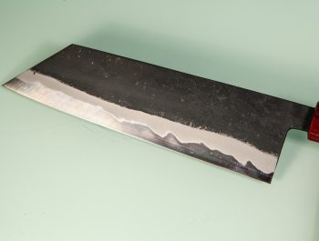 Hinokuni Shirogami 1 Wa-Bunka 180mm Kurouchi RRO