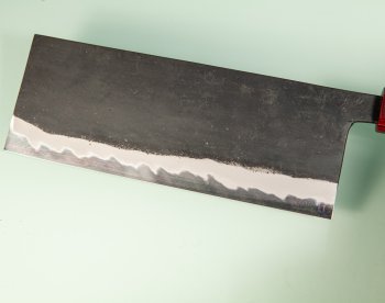 Hinokuni Shirogami 1 Wa-Chuka 180mm Kurouchi RRO