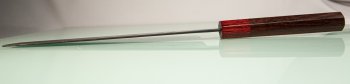 Hinokuni Shirogami 1 Wa-Nakiri 210mm Kurouchi RRO