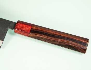 Hinokuni Shirogami 1 Wa-Nakiri 210mm Kurouchi RRO