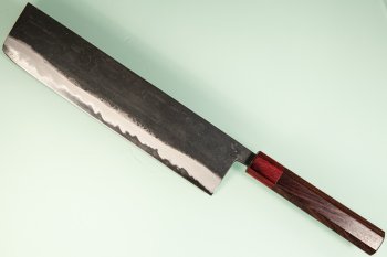 Hinokuni Shirogami 1 Wa-Nakiri 240mm Kurouchi RRO