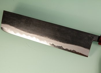Hinokuni Shirogami 1 Wa-Nakiri 240mm Kurouchi RRO