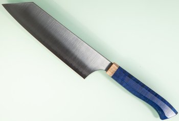 Hatsukokoro Hayabusa AS Wa-Bunka 180mm blue curved