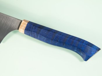 Hatsukokoro Hayabusa AS Wa-Bunka 180mm blue curved