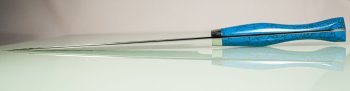 Nigara AS Satin Tsuchime Gyuto 210mm Trkisblau