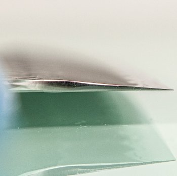 Nigara AS Satin Tsuchime Gyuto 210mm Trkisblau