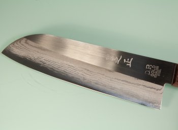 Shibamasa Damascus VG-5 Santoku 170mm