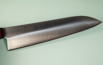 Tsunehisa SLD Migaki Santoku 185mm rot/schwarz