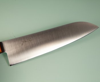 Tsunehisa SLD Migaki Santoku 185mm hellbraun