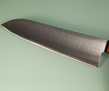 Tsunehisa SLD Migaki Santoku 185mm hellbraun