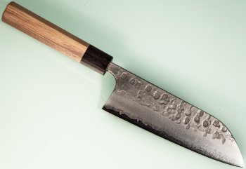 Shu Matsubara AO2 Tsuchime Wa-Santoku 170mm Walnuss