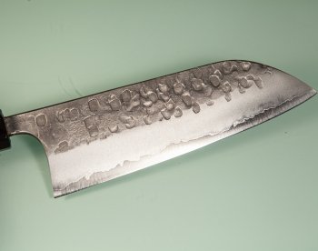 Shu Matsubara AO2 Tsuchime Wa-Santoku 170mm Walnuss