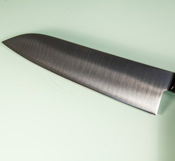 Tsunehisa SLD Migaki Santoku 185mm schwarz