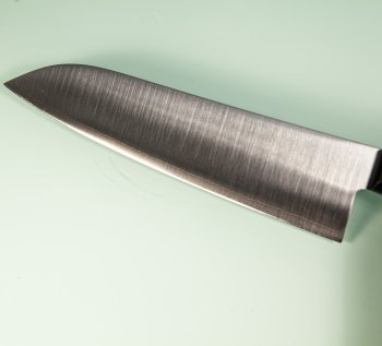 Tsunehisa SLD Migaki Santoku 185mm schwarz
