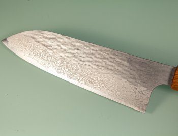 Nigara VG-XEOS Tsuchime Damascus Wa-Santoku 170mm
