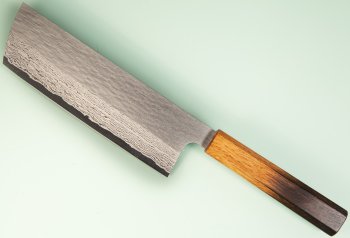 Nigara VG-XEOS Tsuchime Damascus Wa-Nakiri 170mm