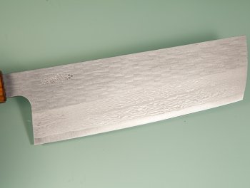 Nigara VG-XEOS Tsuchime Damascus Wa-Nakiri 170mm