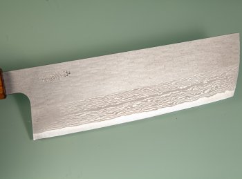 Nigara VG-XEOS Tsuchime Damascus Wa-Nakiri 170mm