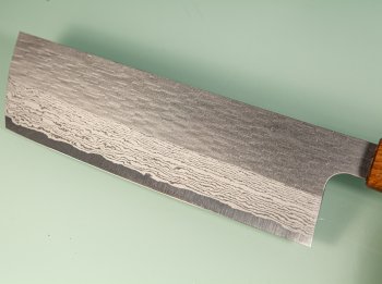 Nigara VG-XEOS Tsuchime Damascus Wa-Nakiri 170mm