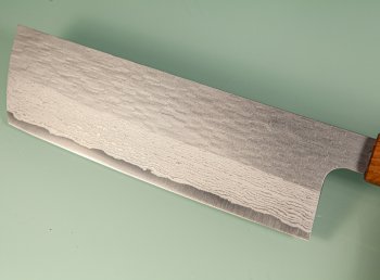 Nigara VG-XEOS Tsuchime Damascus Wa-Nakiri 170mm